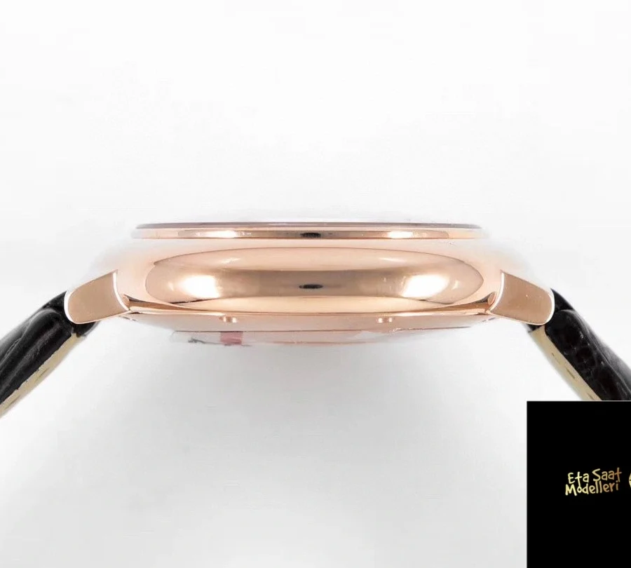 Replica Ballon Bleu de Cartier 33mm Paslanmaz Çelik ve Pembe Altın Kadın Saat Görseli