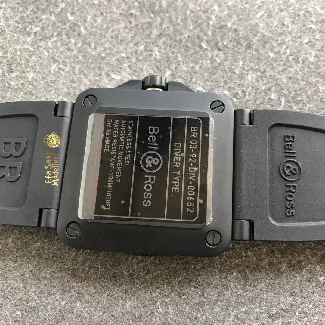 Replica Bell & Ross BR 03-92 Diver Full Lum Fosforlu Dalgıç Erkek Saati