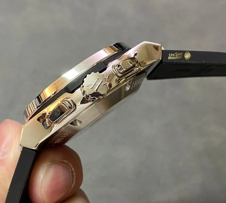 Replica Hublot Classic Fusion 521.NX.7071.LR Mavi Kadran 45mm Erkek Saat