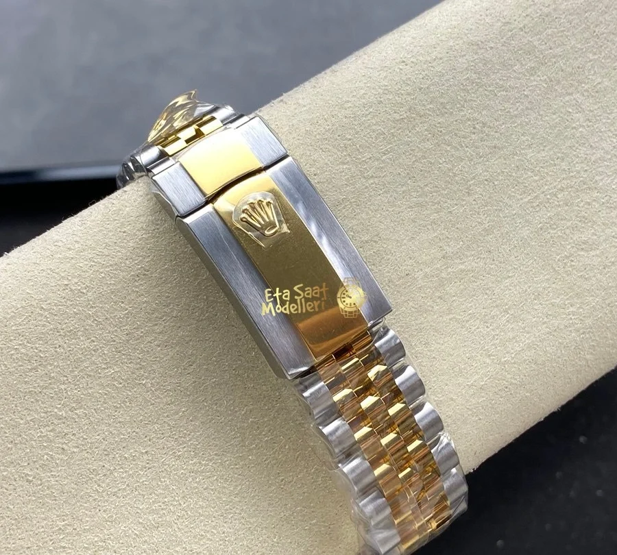 Replica Rolex Datejust 41 M126333 0006 Siyah Kadran Pırlanta İndeksli Erkek Saat